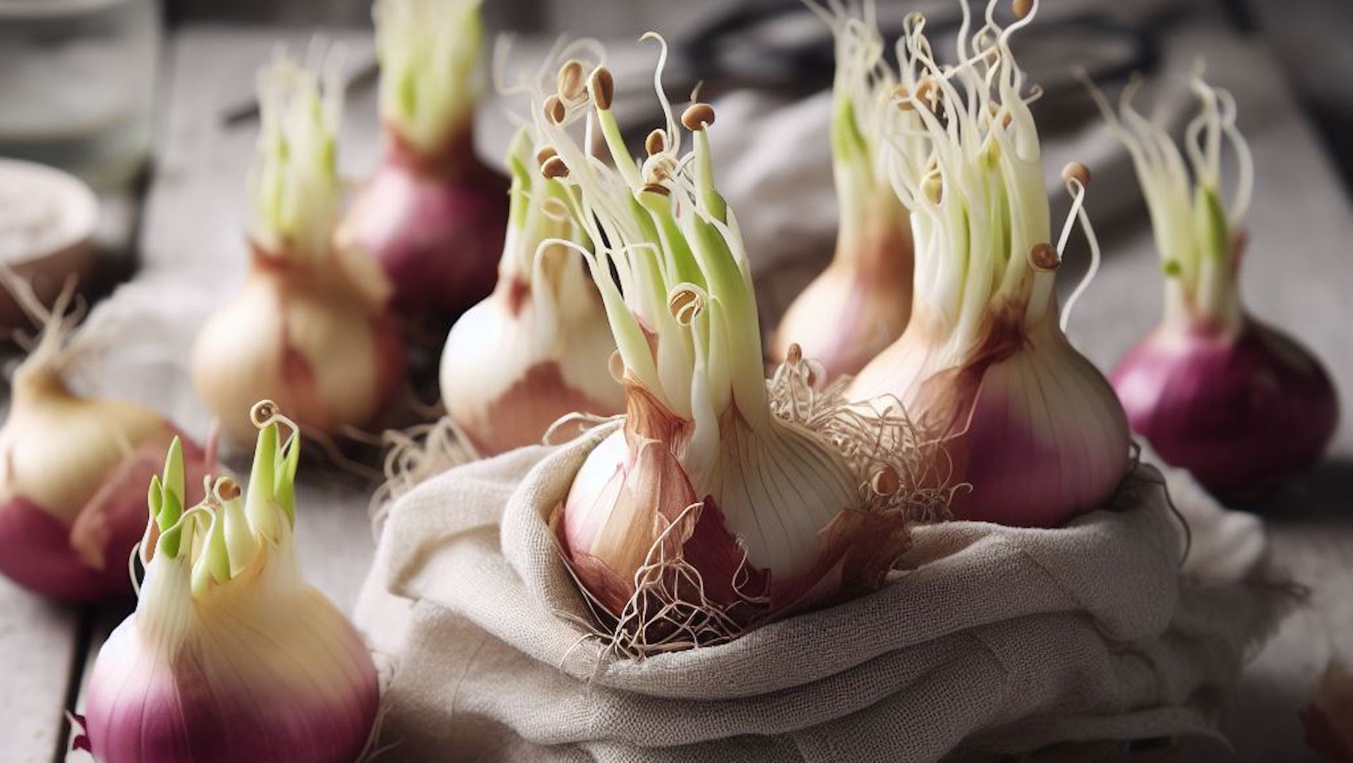 Cipolle germogliate: si possono mangiare?