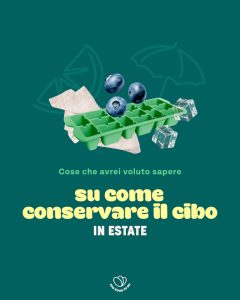 come conservare il cibo nel corso dell'estate - Riciblog